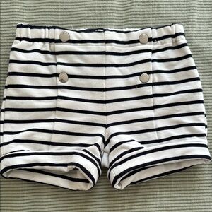 Striped navy blue and White Shorts, Jacadi, 12m